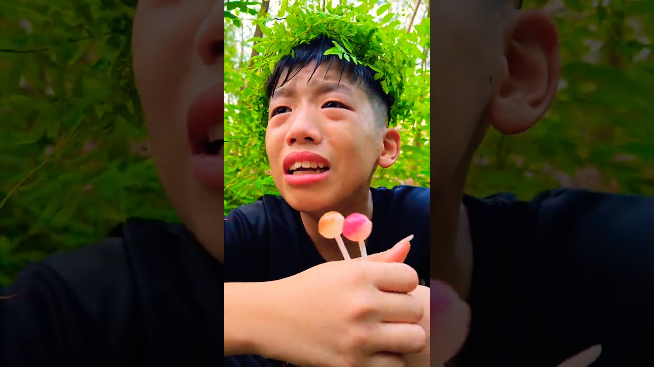 The boy accepted the monkey’s kindness… then deeply regretted it 🐒😱 #shorts