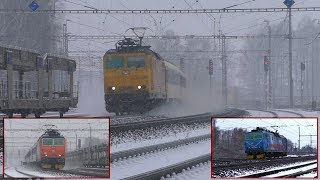 Vlaky ve sněhu | Trains in snow - Studénka, 21.01.2018