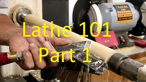 Lathe 101 PT 1 Setup and basic spindle turning