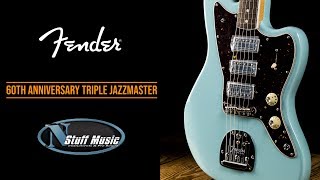 Fender Limited Edition 60th Anniversary Triple Jazzmaster - Daphne Blue