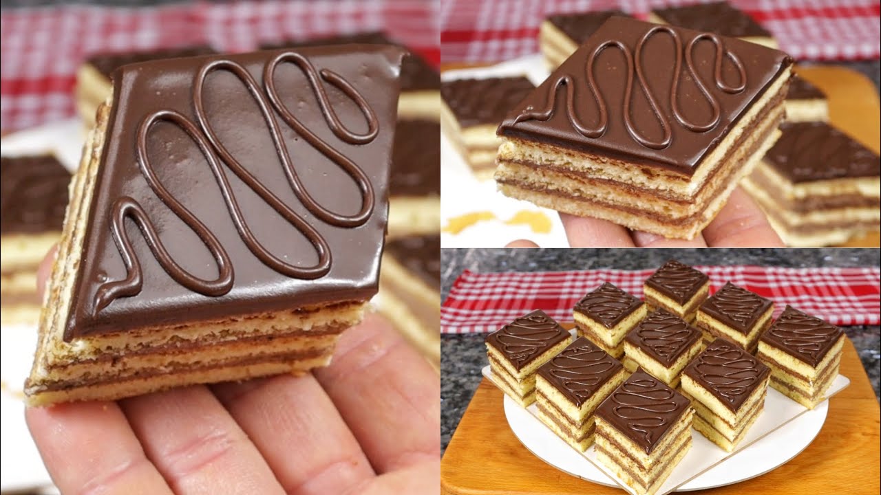 حلوة مون قوتي حلوة الطبقات بحشو  كريمي ومكون سحري يخلي ذوق مختلف