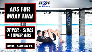 ABS FOR MUAY THAI / CORE CONDITIONING / 8 MINS FIGHTER'S WORKOUT FOR BEGINNERS & PROS