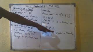 SET THEORY MA110 WITH SALT TUTORIALS