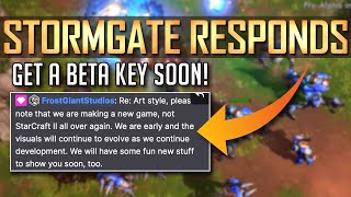 Stormgate Responds To Art Style Criticism.. & New Beta Keys Available Soon!