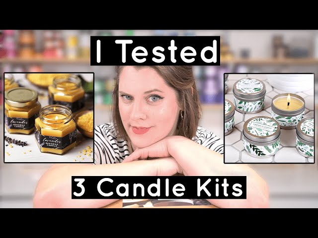 I Tried 3 Candle Kits - Soy & Beeswax - Worth the