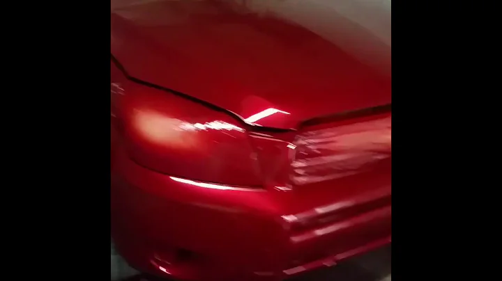 Toyota rav 4 painted bloody red