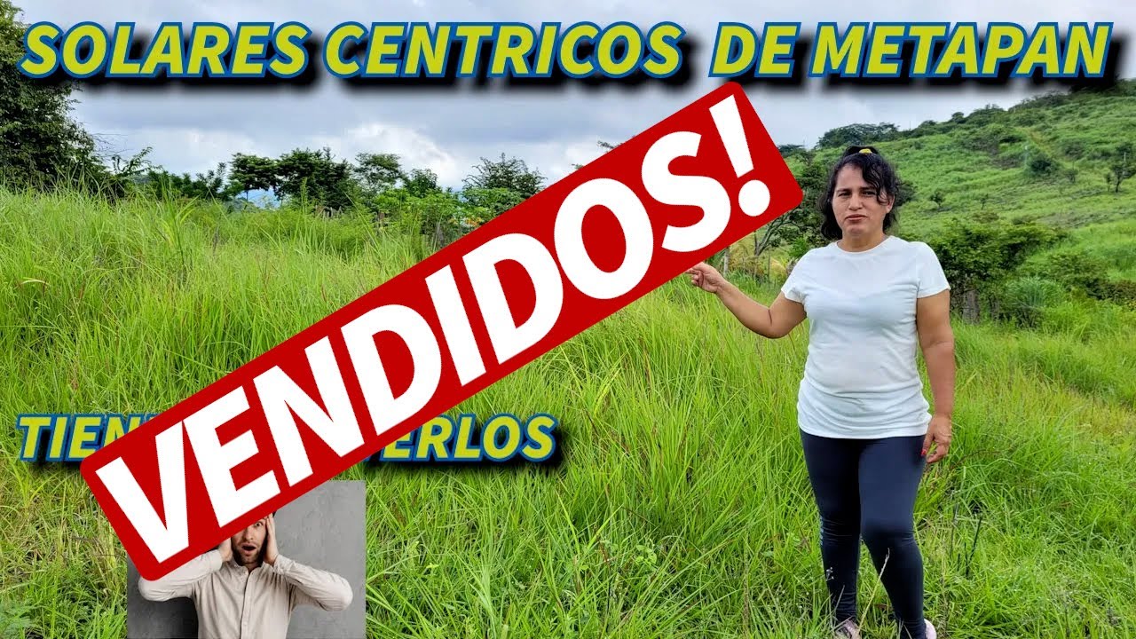 Solares en VENTA en LOTIFICACION VISTA AL LAGO , Metapán , Santa Ana , El Salvador YouTube