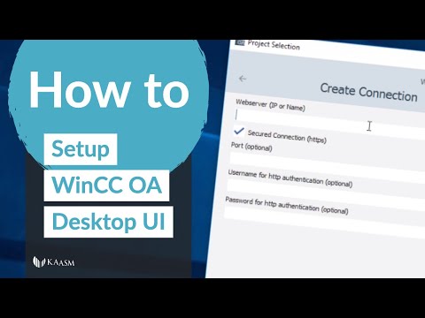 How to Setup WinCC OA Desktop UI