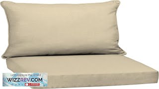 Arden Outdoor Deep Seat Cushion Set 24 in x 24 in Weather Proof Review