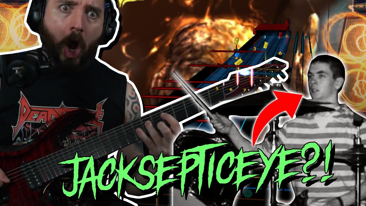 Jacksepticeye ON THE DRUMS!! Raised to the Ground Risen From The