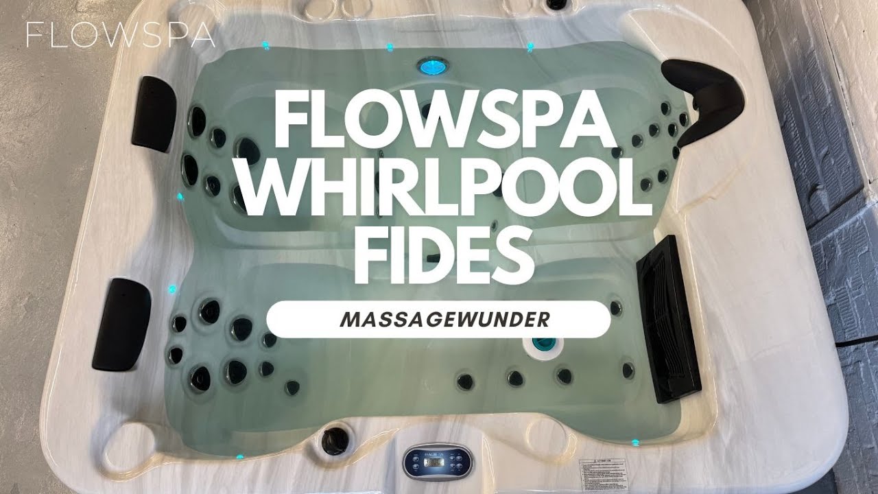 Whirlpool für 2–3 Personen mit starker Massage | Flowspa FIDES Test & Vorstellung