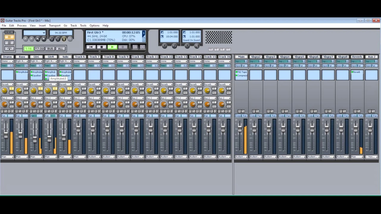 Cakewalk Guitar Tracks Pro 3 demo YouTube