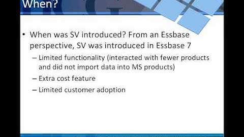 Dec. 2008 - Smart View - Overview 1 - Oracle Hyperion Training