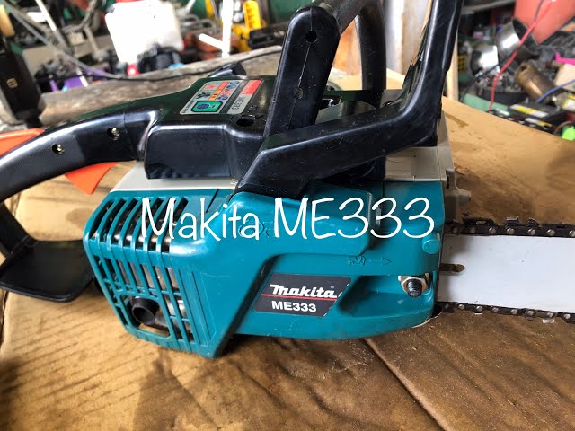 エンジンチェーンソー  マキタ ME333T動作品 各部品OHキャブ調整済
