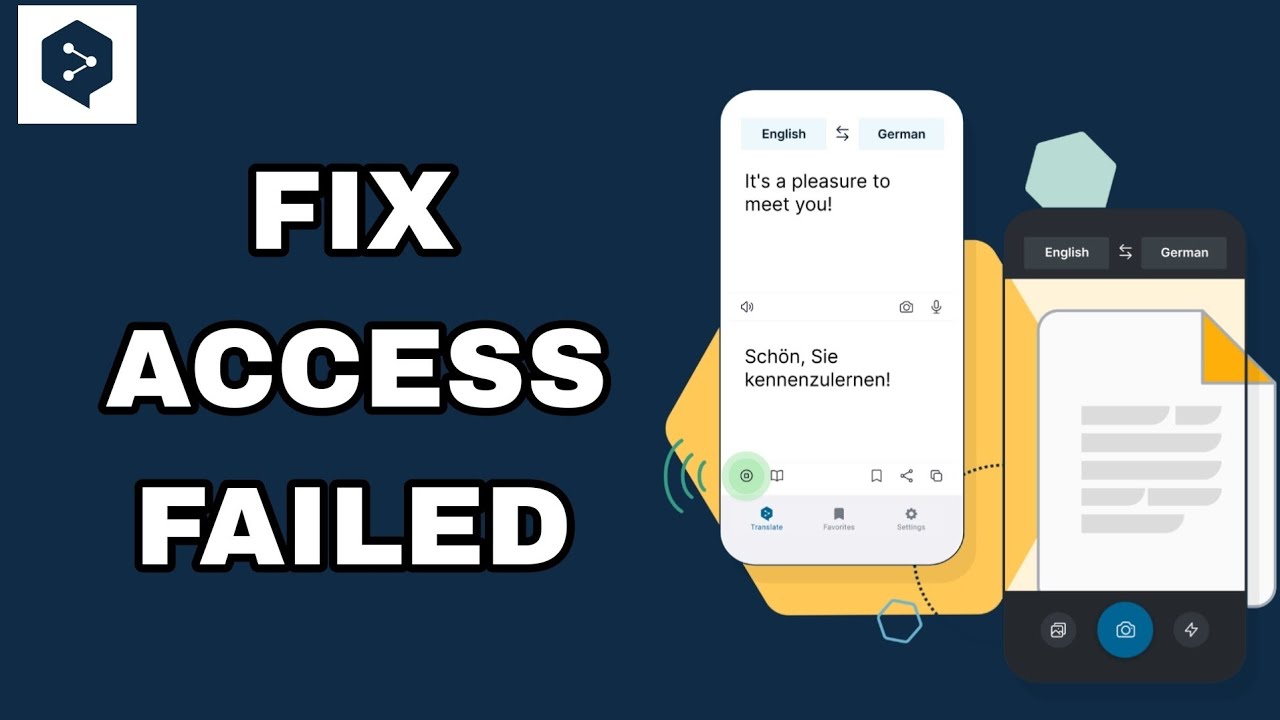 How To Fix And Solve Access Failed On DeepL Translate App | Final ...