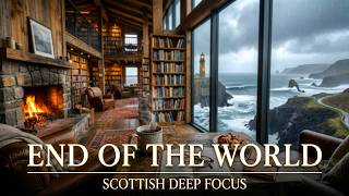 Cozy The Lighthouse Café at the End of the World 🌧️ Scottish Deep Focus