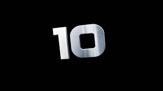 countdown intro | countdown animation | 4k template | 10 second countdown | no copyright