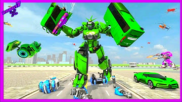 Multi Bus Robot Car Game 2022 Android gameplay #2