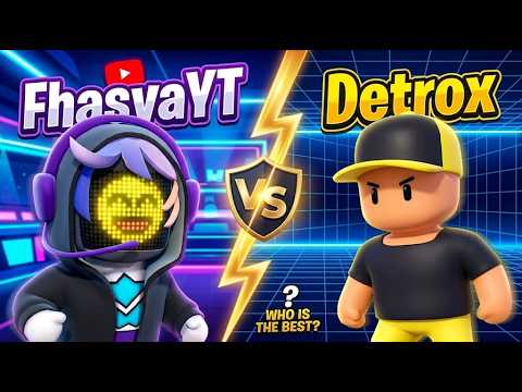 FHASYA YT VS DETROX! WHO IS THE ULTIMATE STUMBLE GUYS KING?! 👑