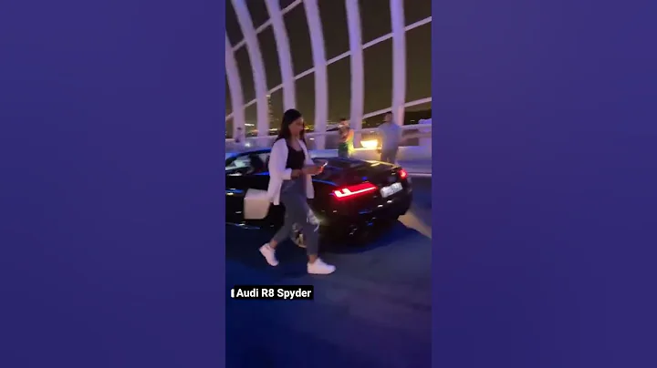 BLACK BEAST AUDI R8 SPYDER  SUPERCAR