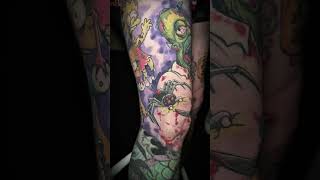 Simpsons Cartoon Tattoo by Matt Smith