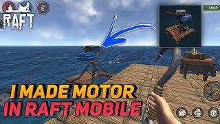Finally I Made Motor In Raft Mobile || Raft Gameplay #1 || Hindi- Karan Gamer Z screenshot 4