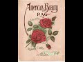 American beauty rag with score