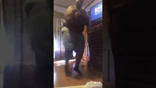 Fat Boy Breaks Door While Dancing