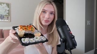 ASMR | eating sushi *mouth sounds*