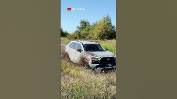 Hybrid Toyota RAV4 in the Mud - watch the full video on our channel!