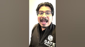 Special Message For GATE-XE Aspirant By AIR-1 #Shorts #PhysicsWallah