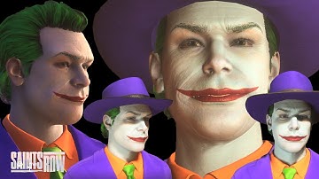 Saints Row reboot face creation request The Joker Jack Nicholson