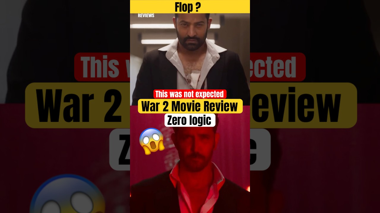 War 2 Movie Review - No Logic In the Movie 😱 