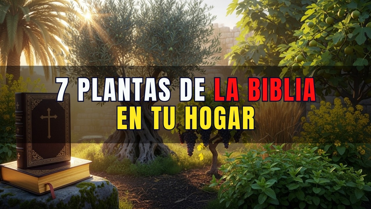 7 PLANTAS MENCIONADAS EN LA BIBLIA QUE PUEDES TENER EN TU CASA