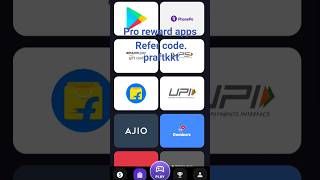 Pro reward app mein jismein redeem code de sakte hain