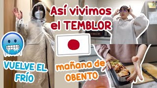 ASÍ NOS FUE CON EL TEMBLOR  + OBENTO PARA EL SR. T  + Vlog en Japón | Juli