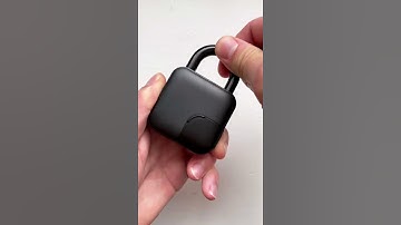 Smart Padlock | Fingerprint Lock| Bluetooth Connected #shorts #padlock #smartlock