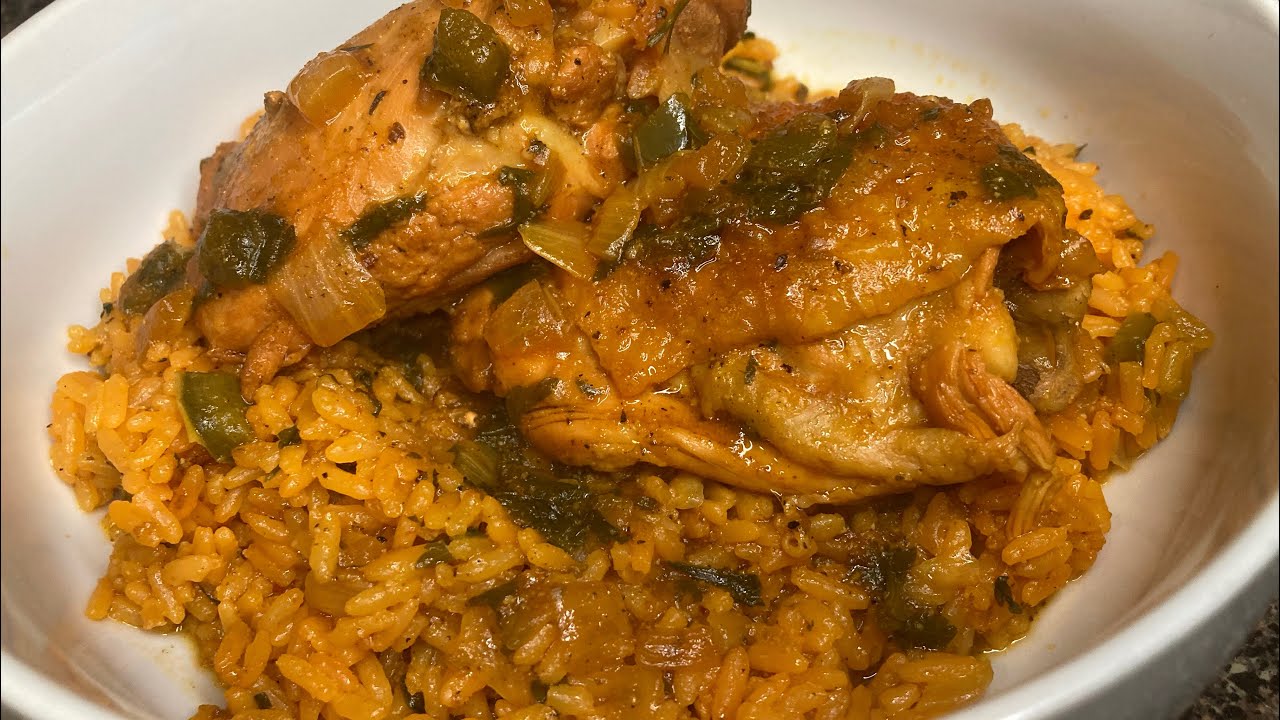 Stew Chicken w/ Yellow Rice | Babe, Your Food