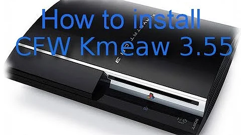 How to install cfw Custom Firmware on ofw Original Fw [Jailbreak 3.55 Kmeaw] Rebug Rex Dex Cex