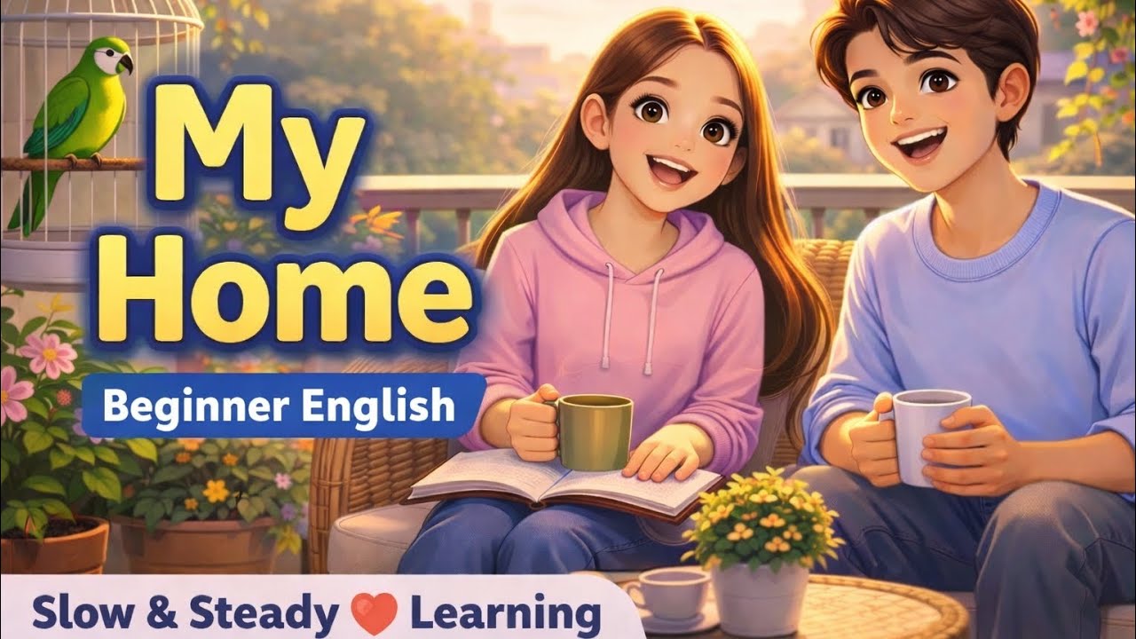 I Can’t Describe My Home in English 🏠@Slow & Steady English#speakconfidentenglish 