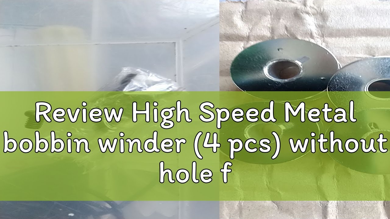 Review High Speed Metal bobbin winder (4 pcs) without hole fitted for Juki, Mitsubishi, Brother, Si