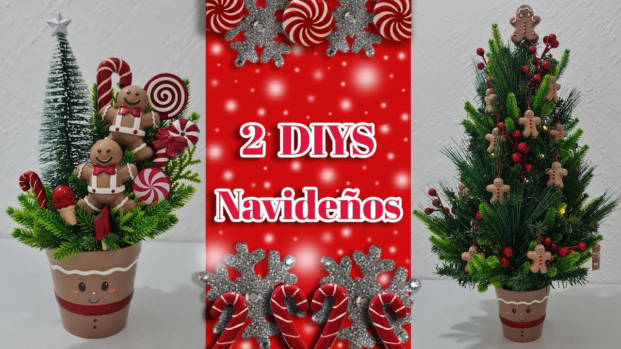 Mecetitas de Jengibre con cositas de prichos 🎄 Manualidades Navideñas ❄ Christmas Diys