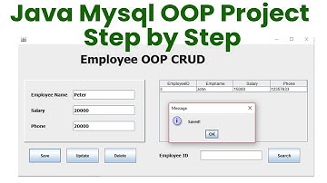 Learn Java OOP by Building a REAL Mysql Project from Scratch?