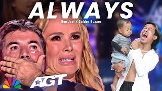 Golden Buzzer: The judges cried when the strange baby from the Philippines sang the Bon Jovi song