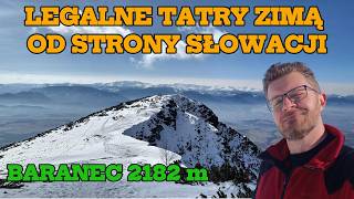 Baranec 2182 m | Tatry słowackie i legalny zimowy szlak | Tatry Zachodnie