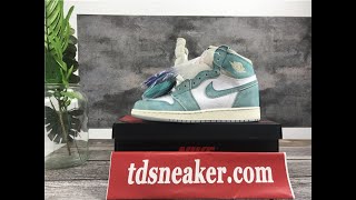 Unboxing Air Jordan 1 Retro High Og Turbo Green 555088-311.Tdsneaker