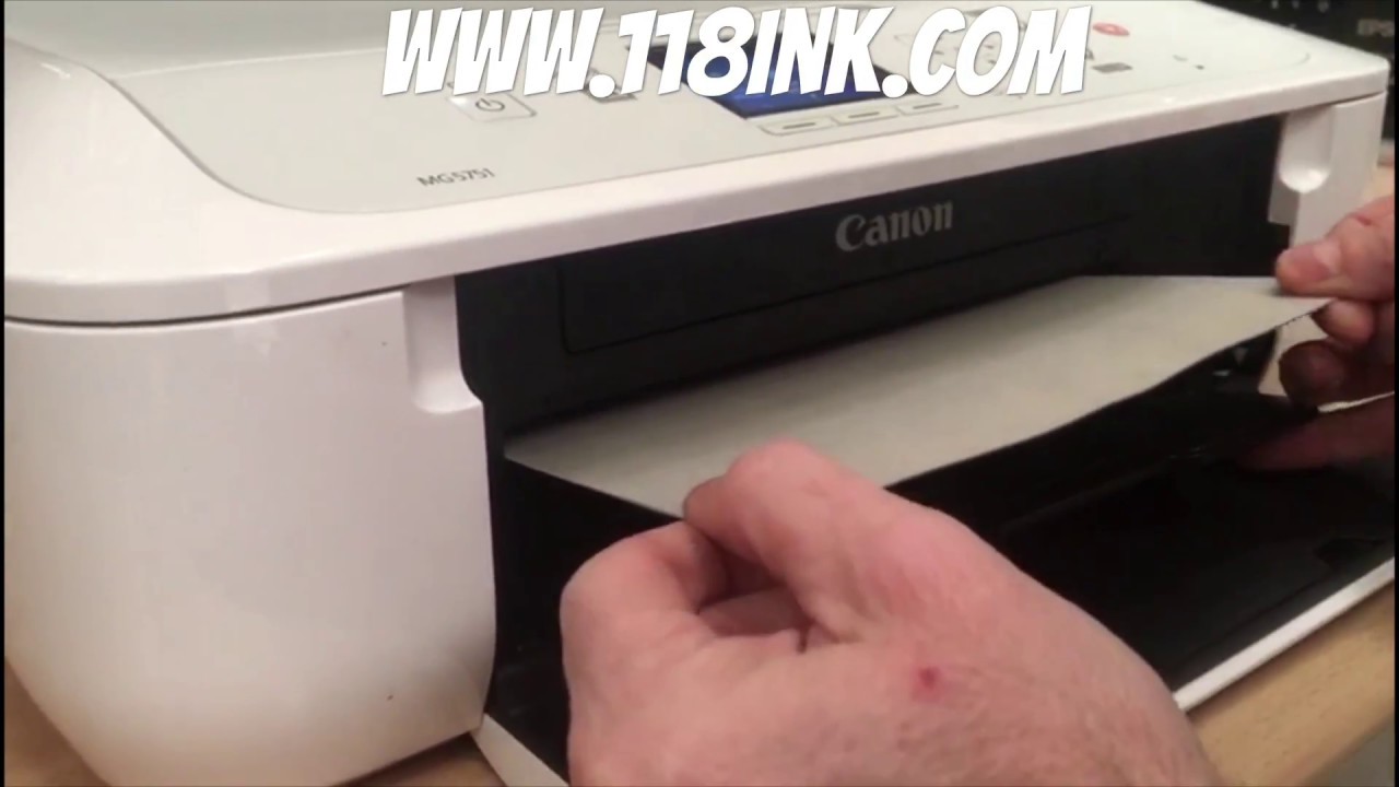 how to clear a jammed canon mp490 printer