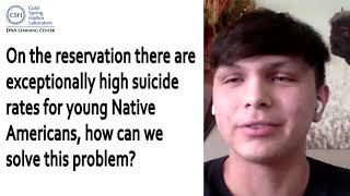 Students Talk Science — COVID-19: Addressing youth suicide on reservations