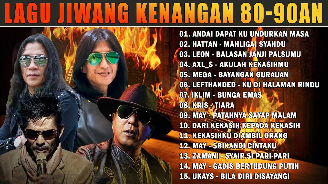 SLOW ROCK MALAYSIA FULL ALBUM POPULER 🌹 KOLEKSI LAGU JIWANG KENANGAN 80-90AN TERBAIK