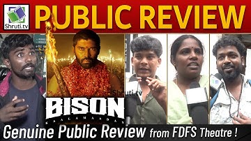 Bison Public Review | Dhruv Vikram | Mari Selvaraj | Bison FDFS Review | #BisonReview